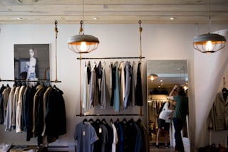 Interior of a clothing boutique