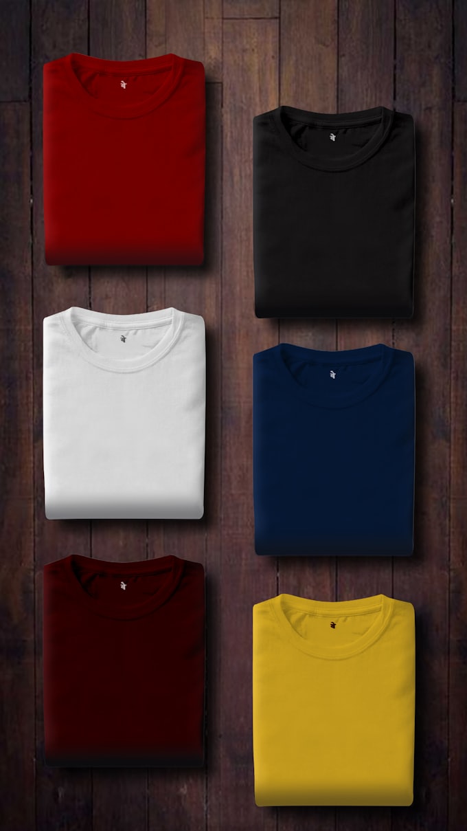 Linen shirts being folded